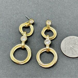 Gold plated earrings